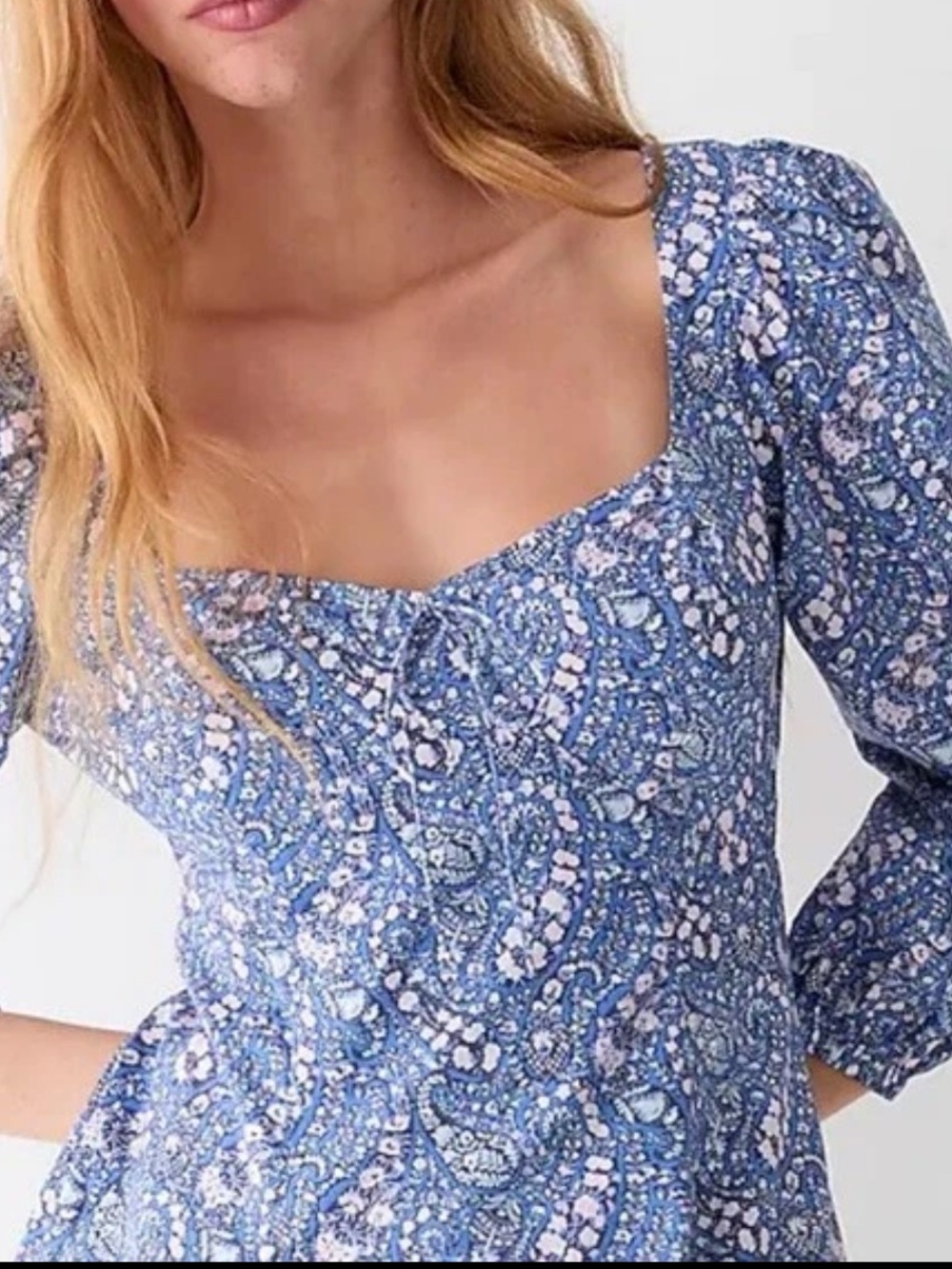 J Crew BK980 EUC Size 00 Sweetheart Mini Dress in Liberty Bourton Bloom
Fabric